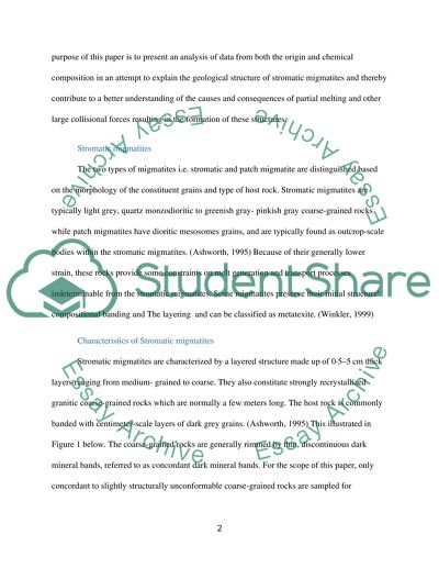 Geological Structure of Stromatic Migmatites