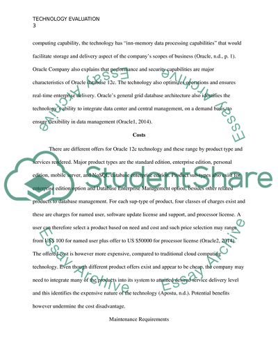 Technology Evaluation - Bank Solutions Inc