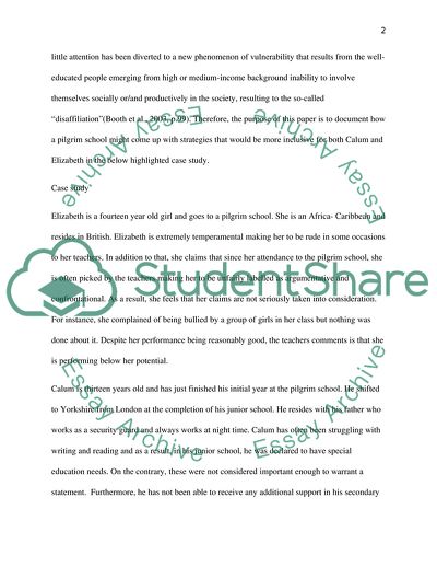 Issues in Inclusion and Exclusion in Education