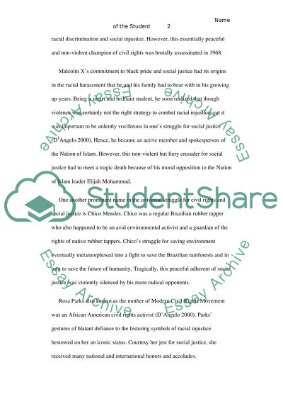 The Struggle for Civil Liberties and Social Justice