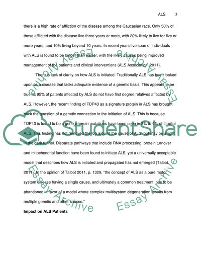 ALS and how it affects middle-aged americans