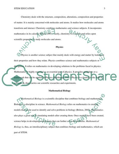 stem research paper example