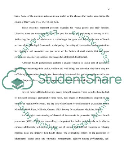 Maximising Health in the Community