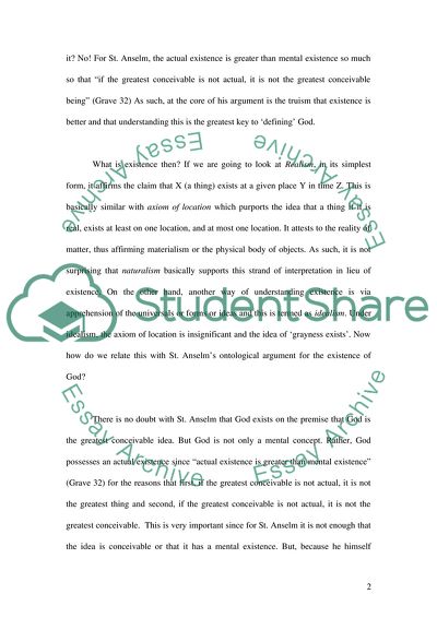 The Issue of Gods Existence