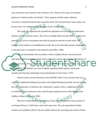 Juvenile Detention Center