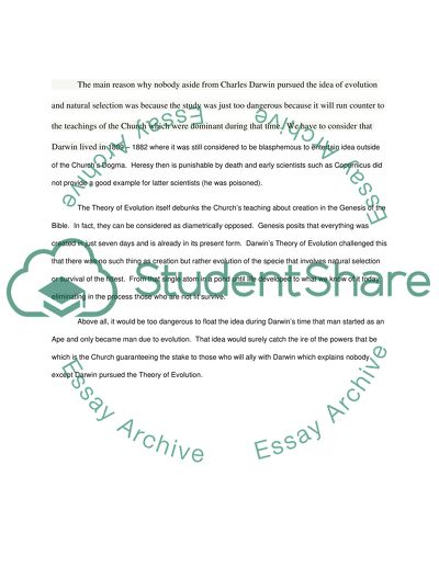 The Theory of Evolution and the Churchs Teaching About Creation in the Genesis