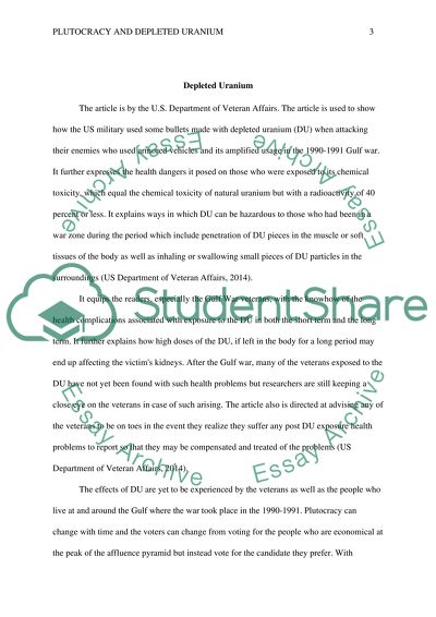 Read the sources and summarize them