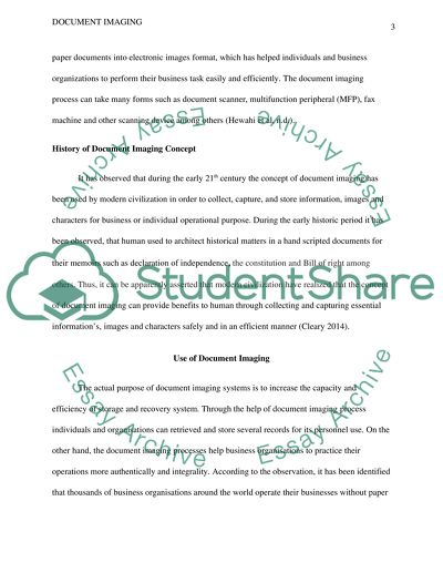 How a Document Imaging Concept Has Evolving in Modern Civilization