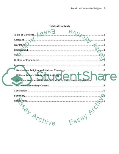 Darwin, The Final Nail In The Coffin For Newtonian Religion