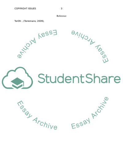 Case Study: Copyright Issue