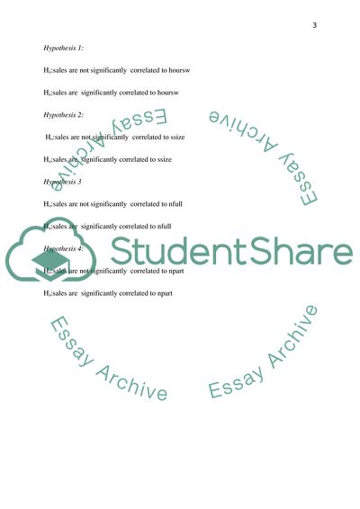 Volume of Sales of Auxiliary Variables