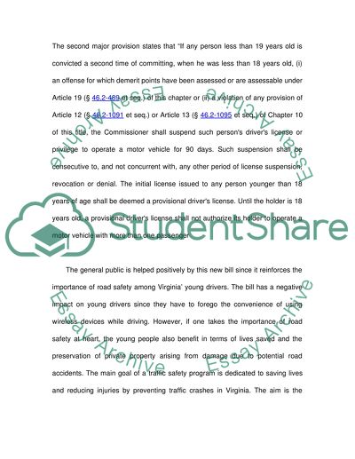 Tracking Legislation in Northern Virginia