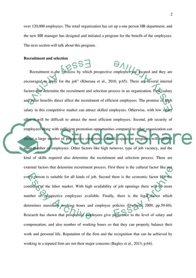 Retention of Skilled Employees for the Benefit of the Organization