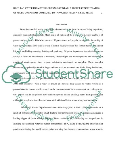 Examination of Water through Bacteriological Methods