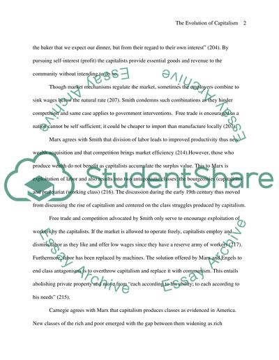 Examples Of Thesis Statements For Essays The Evolution Of Capitalism Essay Example Thesis Statement In An Essay also English Essay Questions The Evolution Of Capitalism Essay Example Topics And Well Written English Essay Short Story