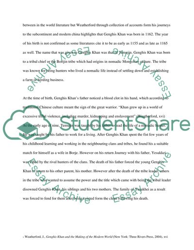 Genghis Khan and the Making of the Modern World