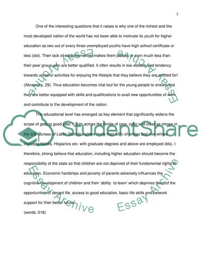 Youth Work & Poverty (REACTION PAPER)