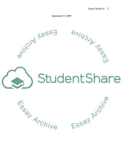 How Future Trends in Health Care Affect the Delivery of Health Care Services to Patients