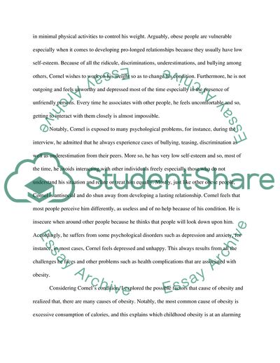 Obesity Personality Profile