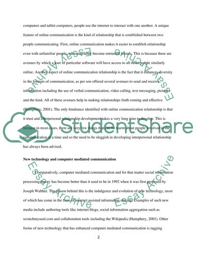 Social Information Processing Theory