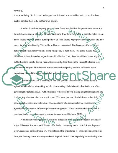 MPH522 - Public Health Law and Policy, Mod 2 Case Assignment