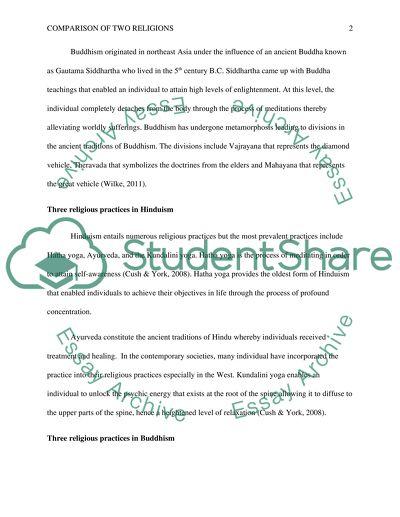 Comparison of Two Religions