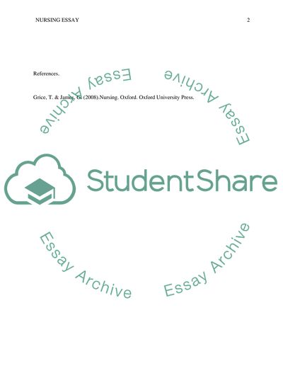 Positive Image of Nursing Profession