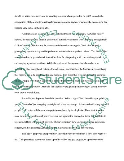 The Art of Philosophy: Sophists