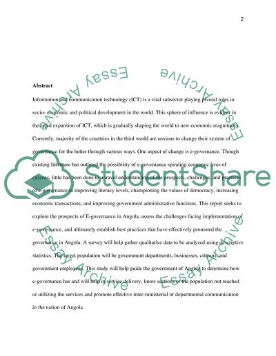 E-Governance in Angola