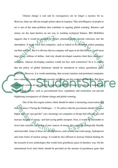 Insight into Climate Change