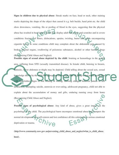 Child Protection Task