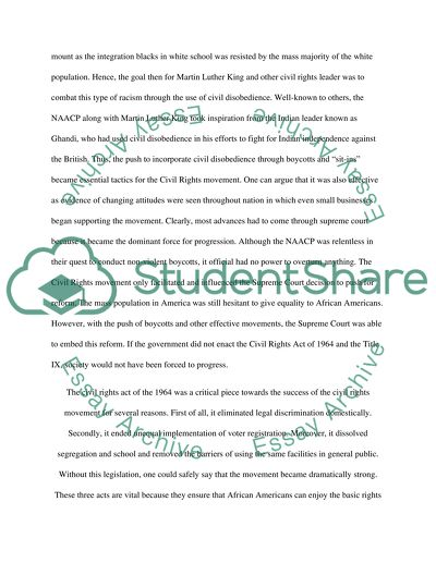 Why Had Most of the Advances in Civil Rights Come Through the Federal Courts