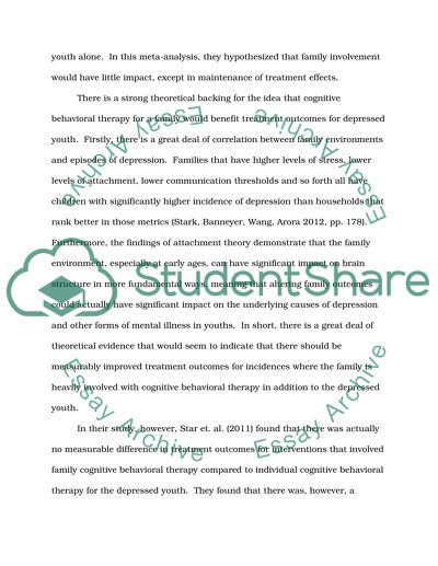 Child and adolescent depression