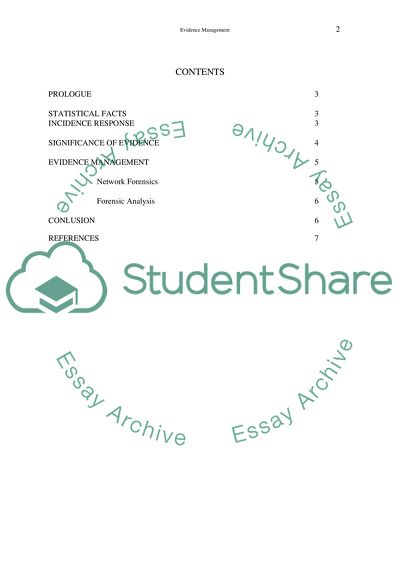 Evidence Management In My Organization
