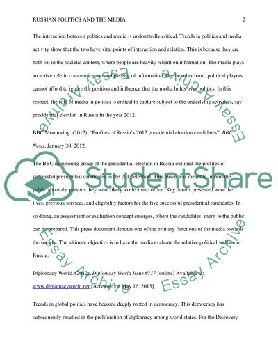 What was the role of the media in the 2012 presidential elections