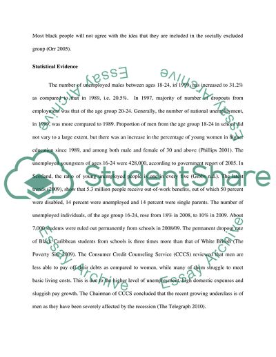 The Lowest Social Stratum