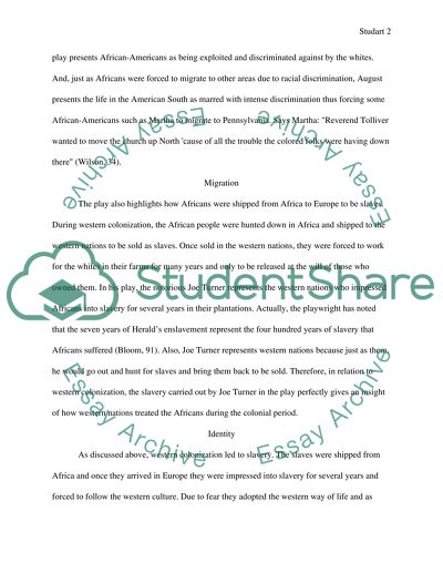 Colonial theory questions and joe turners come and gone