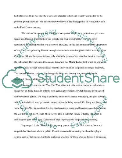 Virtue - Ideals and Realities