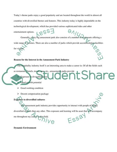 Career in Hospitality Industry