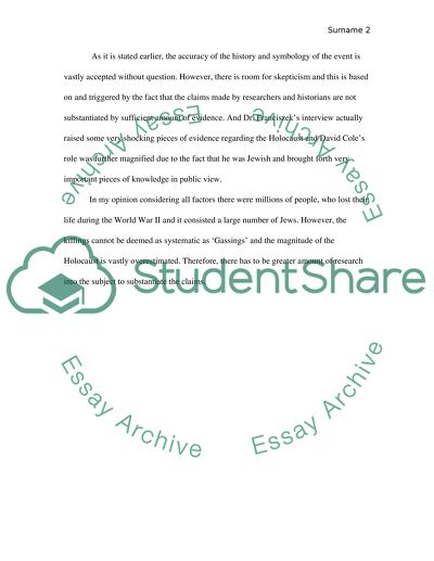 Holocaust David Cole Interviewing Dr Franciszek Piper