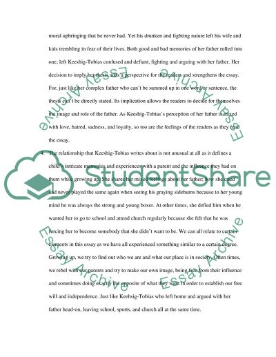 He Was a Boxer When I Was Small by Lenore Keeshig-Tobias