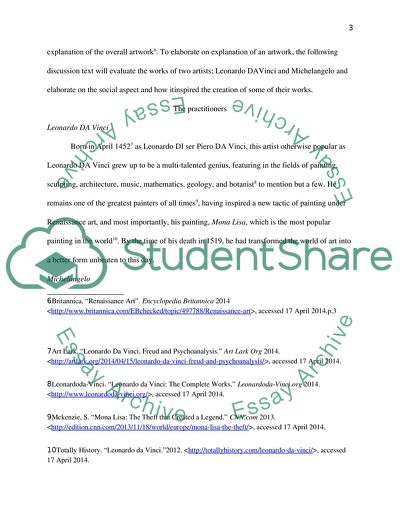 Explaining Artwork in a Social Context