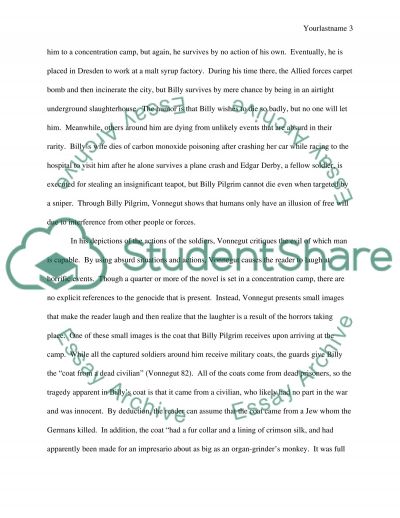 Slaughterhouse five essay topics