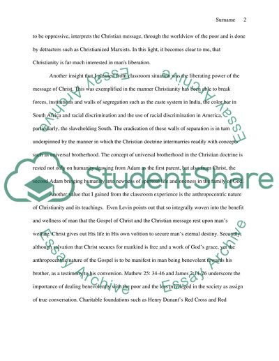 Historical Aspect of Christianity and Christian Theology