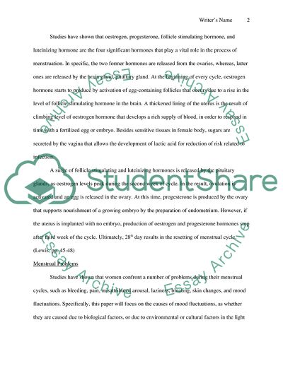 Womens Mood Fluctuations