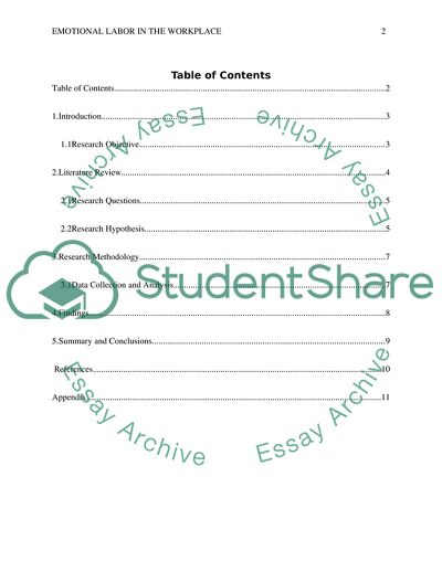 Emotional Labor in the Workplace