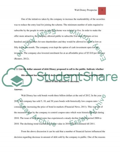 Project prospectus sample image