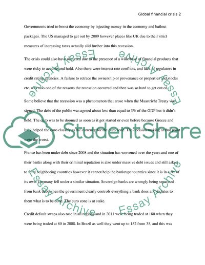 Causes of the Financial Crisis