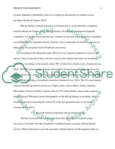 Product Reassessment