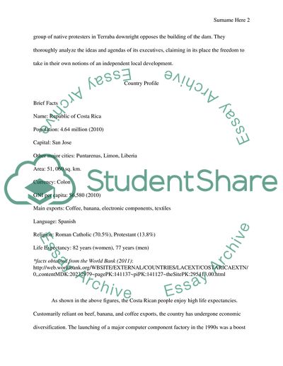 The Construction of the Hydroelectric Project El Diquis